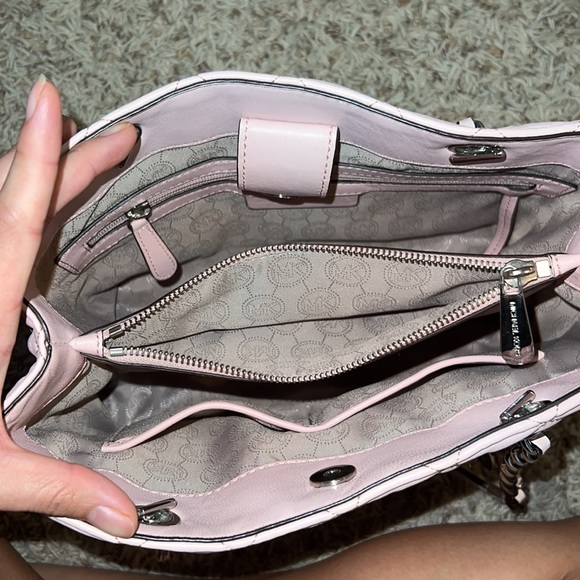 Pink Michael Kors Quilted Handbag - Picture 5 of 7